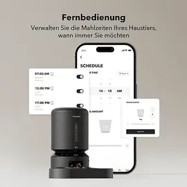 PETLIBRO PL-AF-203-96B GRANARY CAMERA DUAL FOOD TRAY SCHWARZ Automatischer Futterspender