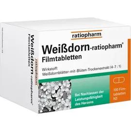 Ratiopharm Weißdorn-ratiopharm Filmtabletten