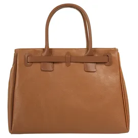 Cluty Henkeltasche Leder Brown