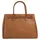 Cluty Henkeltasche Leder Brown