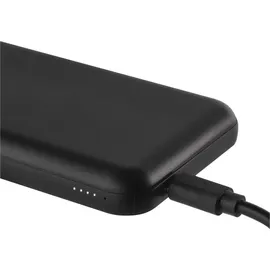 EMOS Wireless Powerbank 5000mAh, PD 20W + Magnetisch 15W, Power Delivery, Qi, Fast-Charging, Passthrough, 1x USB-C Port inkl. Ladekabel, Ring, B0545B - Schwarz