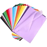 ihaspoko 60 Blatt Mehrfarbig Seidenpapier, 50×35cm Transparentpapier, Geschenkpapier für Handwerk und Geschenkverpackung Dekorativ