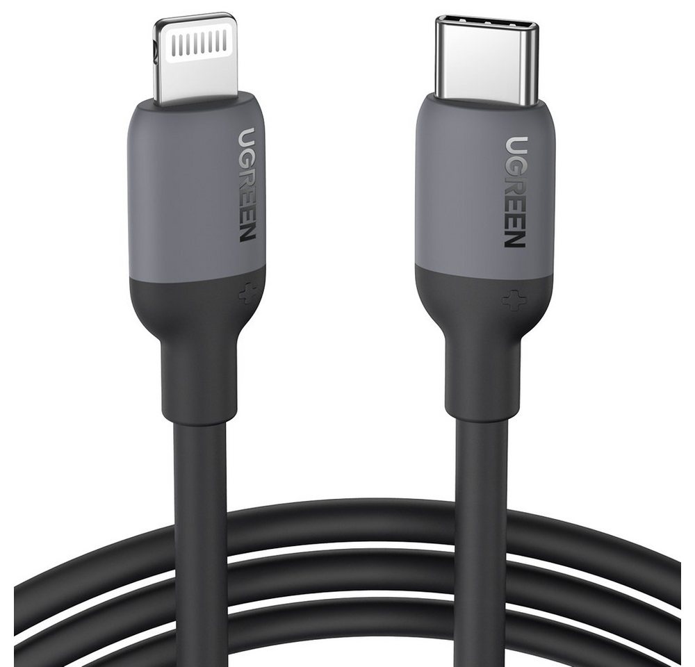 UGREEN USB Typ-C zu Lightning Ladekabel MFI zertifiziert Datenkabel Smartphone-Kabel schwarz