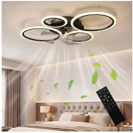 Homcom Deckenventilator 55 cm Schwarz