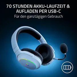 Razer Barracuda X Chroma, Over-ear Gaming Headset Weiß