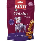 Rinti Chicko Plus Käse-Schinken-Würfel mit Huhn 80 g