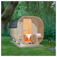 Home Deluxe Outdoor Sauna CUBE DELUXE - Maße: 220 x 185 x 194 cm