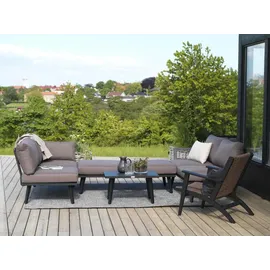 Brafab aus pulverbeschichtetem Aluminium, schwarz