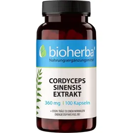 Bioherba Cordyceps Sinensis Extrakt Kapseln 100 Stück