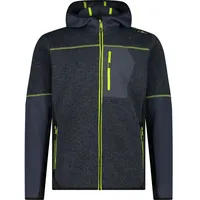 CMP Herren Jacket Fix Hood titanio-nero 56