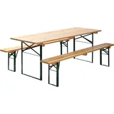 Essentials Faltbare Bierganitur mit Tische 80 cm - Brauereiqualität
