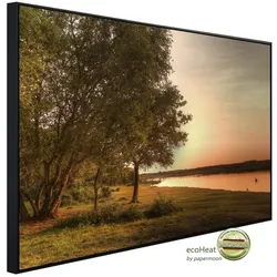 papermoon Infrarotheizung »EcoHeat - Landschaft am Fluss«, Matt-Effekt - bunt