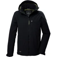 G.I.G.A. DX Herren Softshelljacke/Outdoorjacke mit abzippbarer Kapuze GW 29 MN SFTSHLL JCKT, schwarz, 3XL,