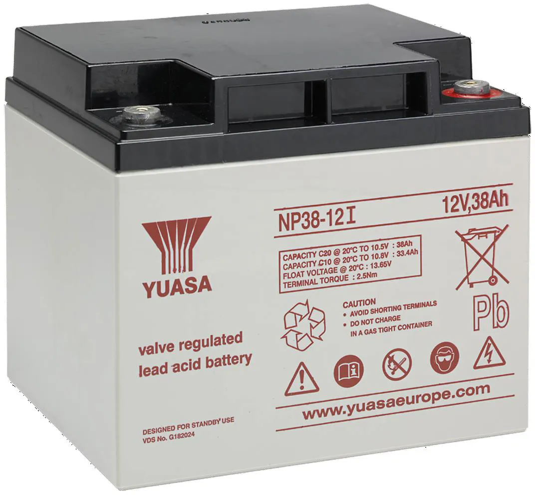 Yuasa NP38-12I-FR 12V 38Ah Bleiakku / AGM NP 38-12 VdS