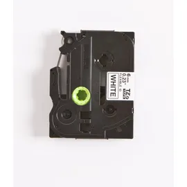 Brother TZE-FX211 6mm schwarz auf weiß