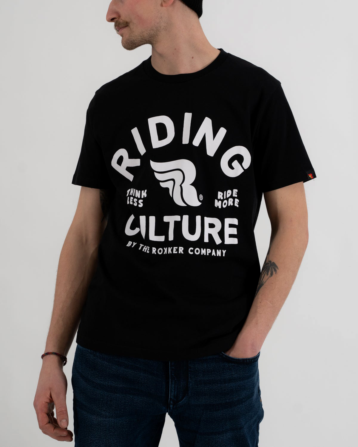 Riding Culture RC5001 Ride More, t-shirt - Noir/Blanc - XL