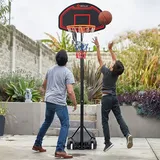 Costway Basketballständer 155-210cm höhenverstellbar,