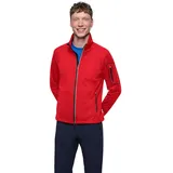Hakro Softshelljacke Brantford, Sommer Softshelljacke leicht, mit 5.000mm Wassersäule, winddicht, atmungsaktiv rot M