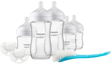 Philips Avent Starterset SCD837/12 Natural Response Glas Avanced, 240ml