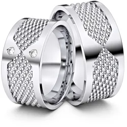 Trauringe Villingen 333er Weiflgold - 3515