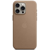 Apple Feingewebe Case mit MagSafe für iPhone 15 Pro Max Taupe