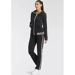 H.I.S Trainingsanzug, (Set, 2 tlg.), Softes, schnell trocknendes Stretchmaterial für hohen Komfort, Gr. 40, Schwarz, , 84210100-40