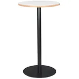KADIMA DESIGN Stehtisch Rund, Säule, 60x106x60 cm, Esszimmer, Barmöbel, Bartische
