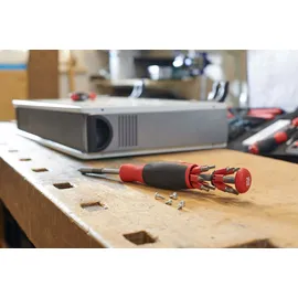 Wiha LiftUp 26one® Schraubendreher 13-tlg. PH0 schwarz/rot