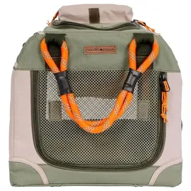nordic paws Soft dogcrate Army L 91,5 x 61,5 x 58 cm Grün/Beige