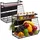 Relaxdays Obstkorb Wandregal magnetisch 2er Set 30 x 35,5 x 21 cm schwarz