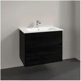 Villeroy & Boch Waschtischunterschrank 76,1 x 61 x 48 cm Black Oak