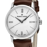 MAURICE LACROIX Eliros Leder 30 mm EL1094-SS001-110-1 Damenarmbanduhr Swiss Made