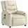 vidaXL Massagesessel mit Relaxfunktion Kunstleder 93 x 99 x 93 cm Creme