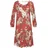 s.Oliver Jerseykleid Blumenprint Koralle 38