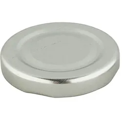 Deckel für 250ml Milchflasche - silberfarben (44,8mm)