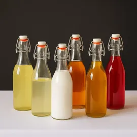 Relaxdays Vorratsglas 1000 ml 6 St.