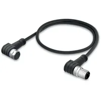 WAGO 756-5204/030-010 Sensor-/Aktor-Steckverbinder, konfektioniert M8 Stecker, gewinkelt, Buchse, gewinkelt