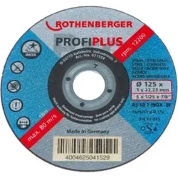 ROTHENBERGER Trennscheibe Inox Profi P Lus, 115x1, Dose