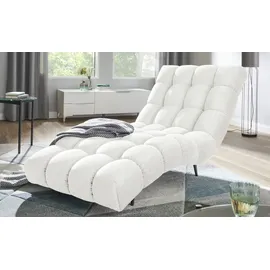 Switch Relaxliege Delphi Flachgewebe 80 x 91 x 166 cm Weiß