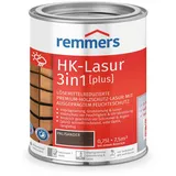 Remmers HK-Lasur 3in1 [plus] palisander, matt, 0,75 Liter, Holzlasur, Premium Holzlasur außen, 3fach Holzschutz mit Imprägnierung + Grundierung +