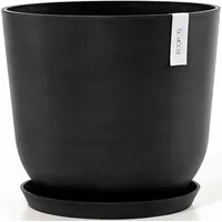 Ecopots Blumentopf ECOPOTS "Oslo 45 + Wassersystem Dunkelgrau", grau