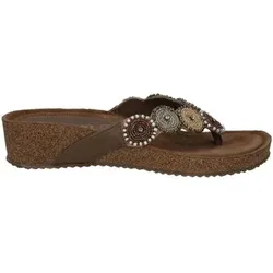 Lazamani  Zehensandalen Zehensteg  in Beige, 39