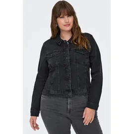ONLY CARMAKOMA Damen Carwespa Ls Dgd Jacket DNM, Dark Grey Denim, Numeric_48 - 48