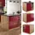 Vicco Kochinsel Fame-Line 90 x 0 x 0 cm Bordeaux Hochglanz