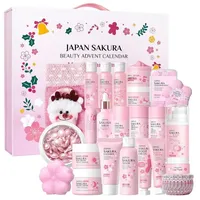 LuxusKollektion Kosmetik-Adventskalender Adventskalender Gesichtspflege 24-teilig Sakura für Frauen