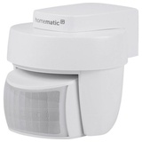 eQ-3 Homematic IP Bewegungsmelder mit Dämmerungssensor - außen weiß, Bewegungssensor 142809A0
