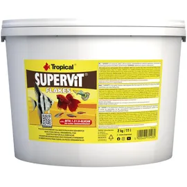 Tropical Supervit Premium Hauptfutter Flockenfutter für alle Zierfische 1 x 11 l