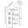 Vipack Kinderkleiderschrank Casami 57,6 x 171,3 x 37 cm MDF lackiert grün-weiß