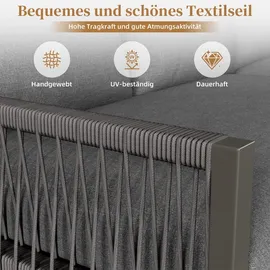 stilvora Gartenlounge-Set 5-tlg. Grau