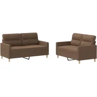 3er Set Wohnzimmer Stoff Jugendsofa Relaxsofa Sofas & Couch Sofa Loungesofa